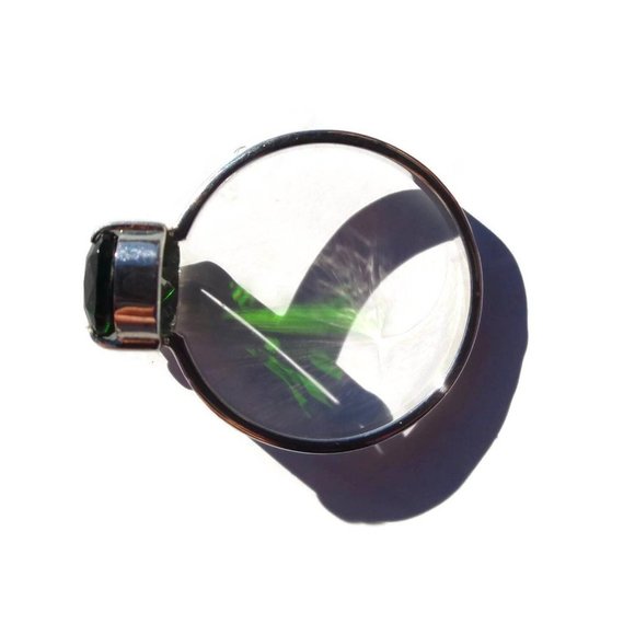 Chrome Diopside 925 Sterling Silver Ring Natural Green Chrome Diopside Ring Sz 7 - Picture 2 of 10